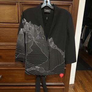Akris Black and White Graphic Blazer